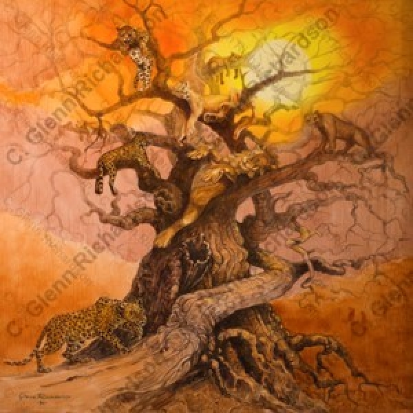 Artwork by C. Glenn Richardson - <b>68 • Tree of Life</b><br />Oil on Canvas<br />(36